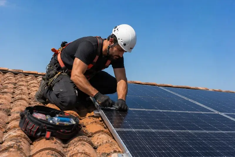 Maintenance et monitoring de panneaux solaires à Corbelin