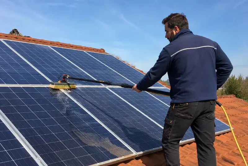 Nettoyage et entretien de panneaux solaires à Corbelin